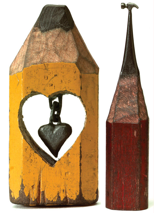 pencil lead sculpture